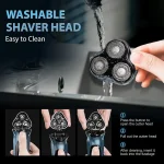 Sejoy Electric Razor for Men Rechargeable Electric Razor Shaving Machines  Mens Electric Shavers, 5