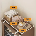 Shoe Cabinet Furniture Shoe Rack Space Saving Container for Shoes Living Room Cabinets Storage Cube Furniture Hall With Bank 6