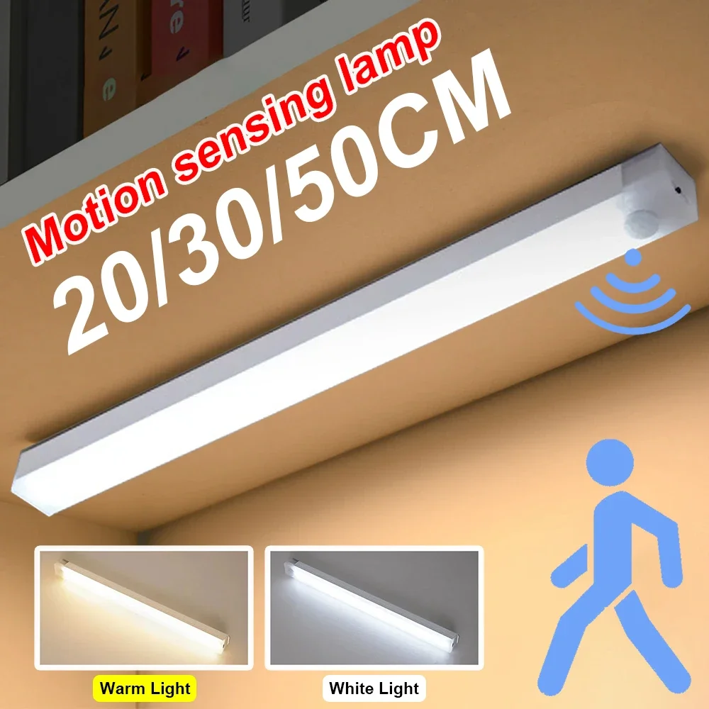 LED Motion Sensor Light Wireless LED Night Light Type C Rechargeable Light Cabinet Wardrobe Lamp Staircase Backlight For Kitchen LED Motion Sensor Light Wireless LED Night Light Type C Rechargeable Light Cabinet Wardrobe Lamp Staircase Backlight For Kitchen