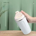 380/510ML Travel Stainless Steel Coffee Cup Thermal Mug Leak-Proof Thermos Bottle Tea Coffee Mug Vacuum Flask Insulated Cups Hot 2