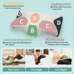 Butterfly Sleep Memory Neck Pillow Slow Rebound Comfortable Memory Foam Sleep Pillow Cervical Orthopedic Neck Massage Bed Pillow 3
