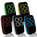 433MHz RF Wireless Remote Control 4 Keys Waterproof Copy Code Duplicator for Garage Door Gate Light Samrt Home Remote Opener 2