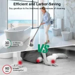 Electric Bathroom Cleaning Brush 10 in 1 Multifunctional Household Wireless Electric Spin Scrubber Cleaning for Kitchen Toilet 3