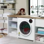 13.2LB Portable Clothes Dryer, 3.5 Cu.Ft Tumble Laundry Dryer w/LCD Touch Screen 6