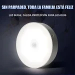 LED Smart Human Body Sensor Night Lights Emergency Automatic Lighting USB Charging Wireless Magentic Suction LED Cabinet Lights 6