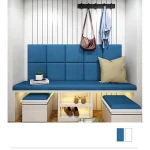 Bed Headboards 135 90 145 150 160 180cm In Wood Adhesive Modern Cabecero Head Board Tete De Lit Anti-collision Wall Panels 6