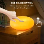 Aesthetic Doughnut LED Night Lamp – Cozy Ambient Light, Touch Control,Warm Color 2