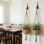1PCS Hanging Flowerpot Decorative Baskets Outdoor Storage for Plants Planter Home Decorations Plant Pot Flowerbed Balcon Basket 4