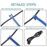 Kerokuru Cable Organizer Cable Management Cable Winder Tape Protector for wire Ties Phone Accessories organizador cables 6