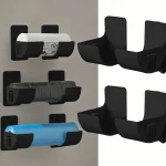 4-pack Punch-free Storage Rack Kitchen Plastic Wrap Garbage Bag Cabinet Storage Rack Refrigerator Side Storage Rack 2