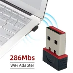 2.4Ghz Wireless Mini USB WiFi Adapter 150Mbps Ethernet Network Card USB 2.0 Receiver Dongle 802.11AX For PC Laptop Win 7 8 10 11