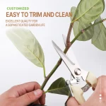 Pruning Garden Scissors Professional Garden Trimmer Orchard Scissors Hand Tools Bonsai Gardening Chopper Pruning Scissors 4