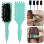 Salon Styling Curly Hair Styling Brush Curl Hair Brush for Combing and Shaping Men's and Women's Curls Reduce Pulling Tools 2