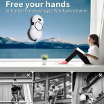 UPS System Robot Window Cleaner Vacuum Smart Home Appliance Auto Clean Glass Windows Washer Window Washing Electric Floor Mops 5