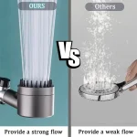 Shower filter four modes bathroom accessories head massage showerhead replete for shower heads knobs showers parts fixture home 3