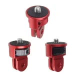 360 Swivel 1/4" Screw Converter Mini Tripod Adapter for GoPro Hero 11 10 8 for Insta360 One X2 X3 R Action Camera Monopod Mount 2