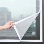 White ，Multi size window mesh with zipper Self-adhesive zipper ,mosquito nets for windows anti mosquito window door curtain mesh 2
