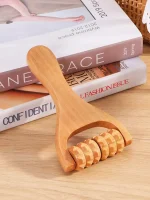 Wooden Roller Massager Therapy Body Massager Face Shoulder Neck Hand Push Rolling Massager Body Soothing Relaxing Massage Tools 2