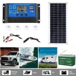 1000W Solar Panel 12V Solar Cell With 60A 100A Controller Solar Charge for Phone RV Car MP3 PAD Charger Outdoor Battery Supply 2