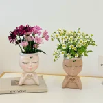 Love Girl Succulent Plant Pot Cute and Unique Home Decoration Flower Pot 2