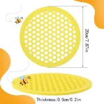 Floating Bee Island-Bee Waterer Bee Insect Drinking Tray Beekeeping Setups Luring Insect Waterer Island Tray For Outdoor Garden 5