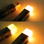 11.5 Inch Brownstone Torch Led Night Lights USB Rechargeable Table Light Game Room Decoration Lamp Kids Birthday Gifts Toy Lamps 3