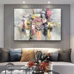 Nordic Modern Canvas Wall Art Canvas Graffiti Canvas Painting Mural Posters and Prints Living Room Home Decoration Murals 3