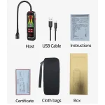 ZL73B Gas Leak Detector Buzzer Alert LCD Display Combustible Gas Detector Temperature Humidity Gas Analyzer Electric Tester Tool 6
