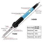 60W Adjustable Temperature Electric Soldering Iron EU 220V / ☆US Plug is110V☆ Welding Iron DIY for Repairing 5