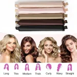 Heatless Hair Curlers Satin Curling Rod Headband No Heat Silk Curls Lazy Hair Rollers Soft Hair Curler to Sleep In Styling Tools 3
