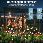 10 LED Solar Garden Lights Firefly Waterproof Solar Lights Outdoor for Yard Patio Pathway Christmas Decorations Solar Lamp 2