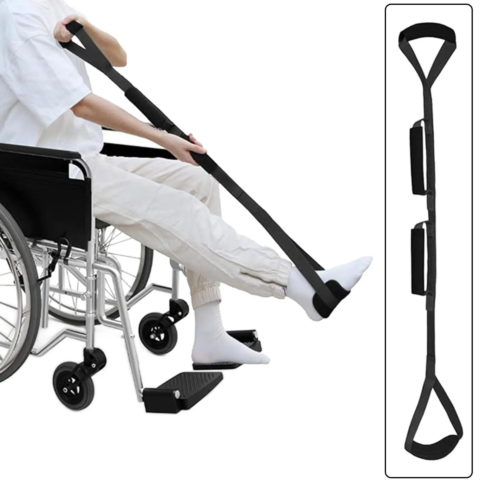 Foot Lifter Strap W/ Soft Foot Pad Mobility Lift Raiser for Couch Getting Legs in and Out of Bed Car Handicap Foot Lifter Strap W/ Soft Foot Pad Mobility Lift Raiser for Couch Getting Legs in and Out of Bed Car Handicap