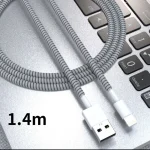 1.4m Color phone Wire Cord Rope Protecto Anti-break spring protection rope for USB Charging Cable earphone Data Bobbin Winder 5
