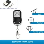 433MHZ Clone Fixed Learning Rolling Code Universal 4 Buttons Garage Door Opener Remote Control Duplicator Garage 6