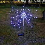 Solar Fireworks Light 90/150 LED Waterproof Garden 8 Modes Fairy String Lamp Christmas Solar Light For Outdoor Holiday Decor 5