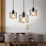 Vintage Chandelier Led Ceiling Lighting Nordic Style Hanging Lamp Dining Living Room Home Christmas Decor Pendant Light kitchen 2