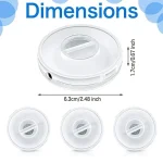 Retractable Portable Cable Organizer Flexible Cable Winder Wire Management Round Travel Wire Keeper Box for Wrapping Earphone 6