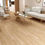 10Pcs 45x15cm PVC Floor Stickers Self-adhesive Waterproof Thickened Wall Stickers Wood Grain Floor Living Room Home Decoration 2