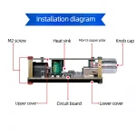 2*50W Bluetooth 5.0 Power Amplifier Class D Audio 10W~200W HiFi Stereo Wireless Music Player Mini USB Sound Card App Digital AMP 5