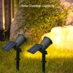 Solar LED Spotlight for Outdoor Garden Landscape Lighting Waterproof Solar Powered Spot Lights for Garden Lawn Yard Walkway 5