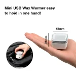 USB Mini Wax Heating Machine Wax Heater Kit  Melting Warmer Pot for Lips Eyebrow Nose Ear  Hair Remova For Men and Women 4