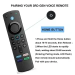 Bluetooth Voice Replacement Remote Control for L5B83G Fire TV Stick 4K Max Stick Lite Cube Smart TV Controller For Smart TVs 5