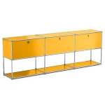 Modern Storage Cabinet Stainless Metal Organizer TV Stand Cabinet for Living Room and Home Office Furniture 4