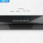 HOMEFISH Wireless Bluetooth Sound bar Speaker System Super Power Speaker Surround Stereo Home Theater TV Projector 6
