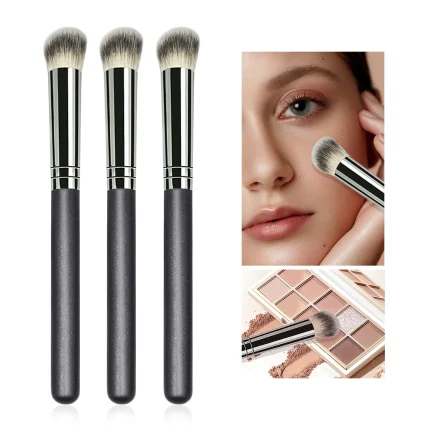 Concealer brush, dark circles, tear troughs, precision concealer brush, flat head concealer brush
