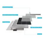 Renogy Solar Panel 50 Watt 12 Volt, High-Efficiency 50W Solar Panel Monocrystalline PV Module Power Charger for RV Marine 4