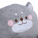 Couch Kids Sofa Cartoon Gray Dog  Foldable Wide Handle Soft Breathable Toddler Chair for Reading Relaxing Sleeping 6