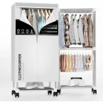 Portable Clothes Dryer with Timer Function for Home and Apartments 60-Inch Large Capacity Laundry Drying Wardrobe Electric Drye