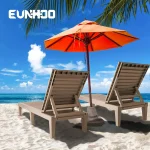 Outdoor Chaise Lounge Set of 2, Adjustable Pool Lounge Chair with 5 Positions Backrest, Waterproof Sun Loungers for, Customized 6