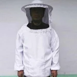 Protective Beekeeping Jacket Veil Smock Equipment Beekeeping Hat Sleeve Beekeeper Suit Apiculture Bee Dress 3